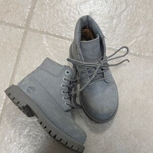 Timberland Charcoal Lace-Up Boots